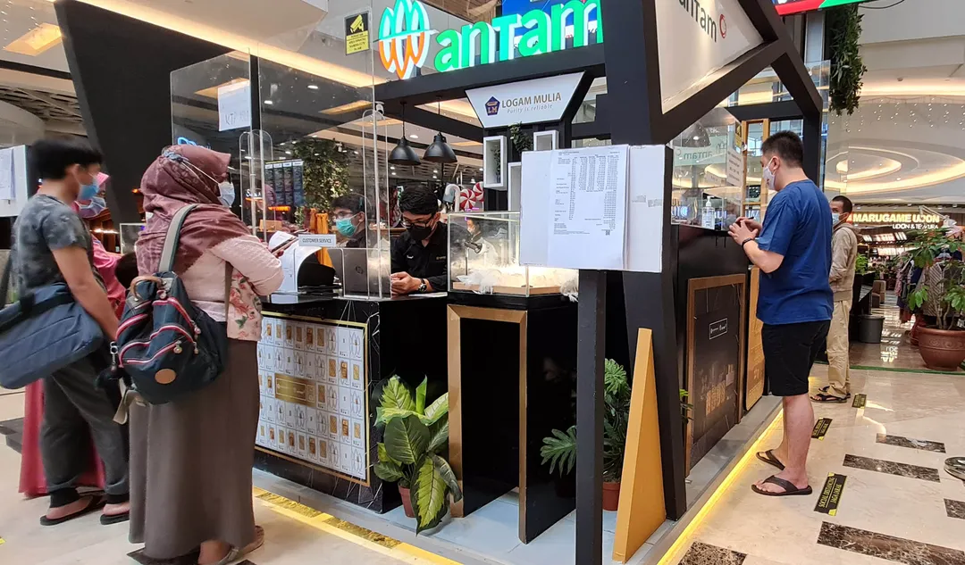 Rebound saham ANTAM
