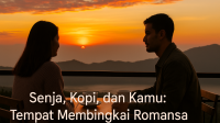 Dalam senyapnya sore, dalam hangatnya kopi, dan dalam mata yang saling menatap penuh pengertian.