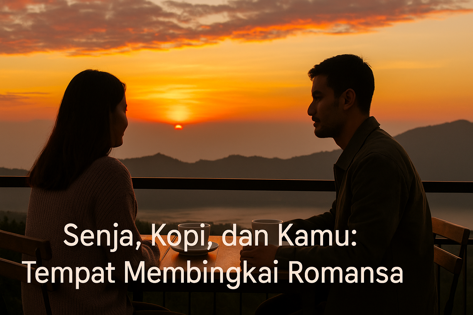 Dalam senyapnya sore, dalam hangatnya kopi, dan dalam mata yang saling menatap penuh pengertian.