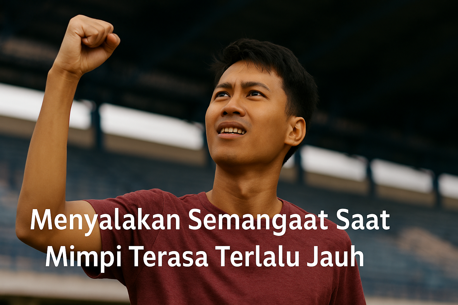 Menyalakan semangat bukan soal mengubah dunia dalam semalam.