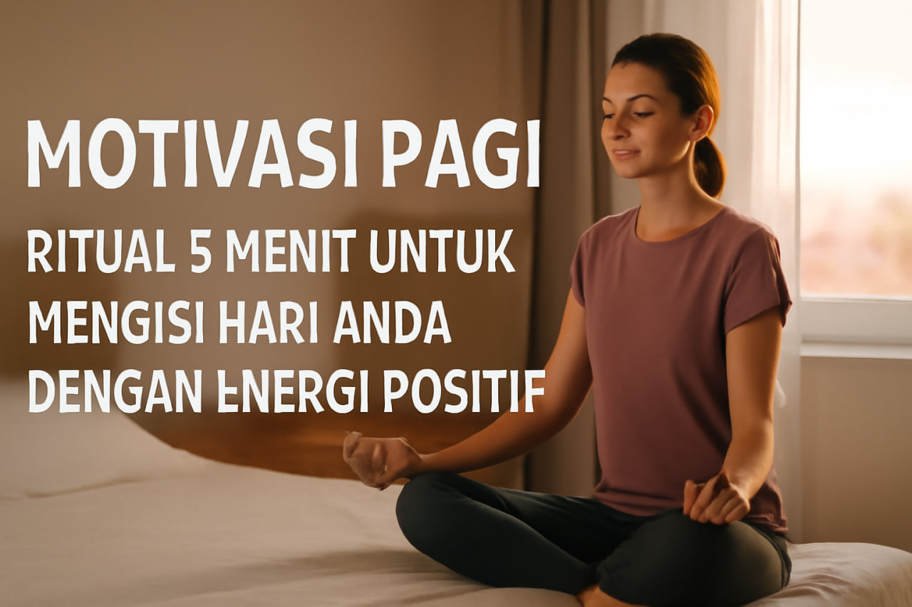 Mulai hari Anda dengan motivasi pagi yang positif, dan lihat bagaimana itu memengaruhi seluruh hari Anda. Lima menit ritual pagi yang penuh kesadaran dapat membawa dampak luar biasa, mulai dari peningkatan energi, produktivitas, hingga kebahagiaan. Mulai hari Anda dengan motivasi pagi yang positif, dan lihat bagaimana itu memengaruhi seluruh hari Anda. Lima menit ritual pagi yang penuh kesadaran dapat membawa dampak luar biasa, mulai dari peningkatan energi, produktivitas, hingga kebahagiaan.