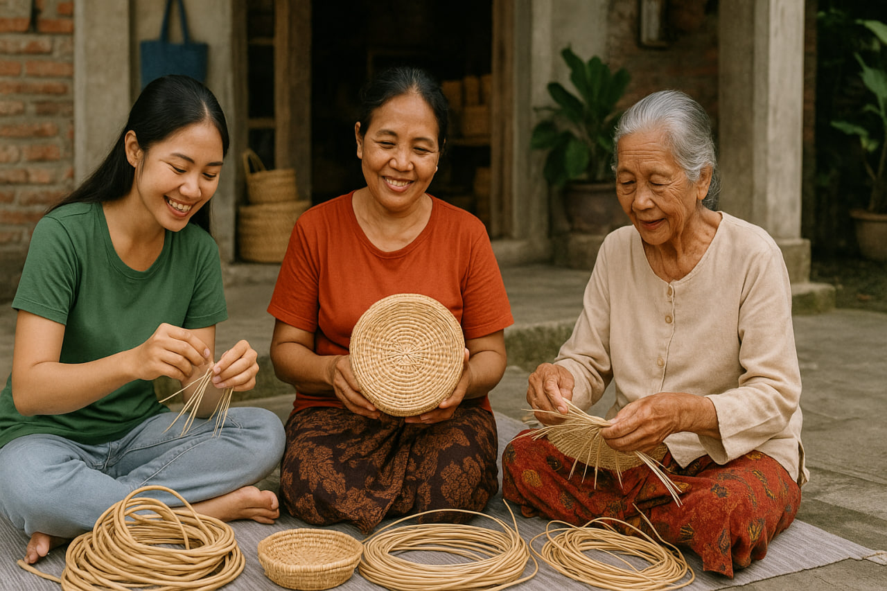 seni kriya sebagai perekat sosial dan ekonomi merupakan modal berharga bagi komunitas. Seni kriya tidak hanya memelihara identitas budaya, tetapi juga membuka jalan bagi pemberdayaan ekonomi yang berkelanjutan.