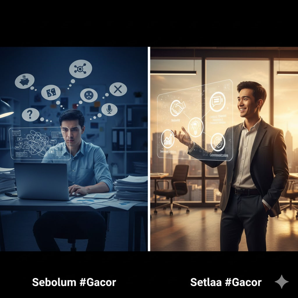 menjadi milenial yang gacor di dunia kerja bukan soal bekerja lebih keras, melainkan bekerja lebih cerdas.