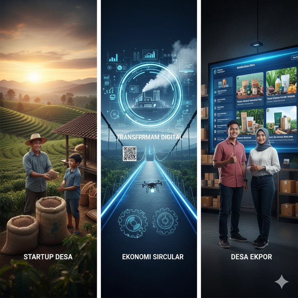 Transformasi digital telah memberikan alat bagi warga desa untuk menjadi aktor utama dalam ekonomi global.